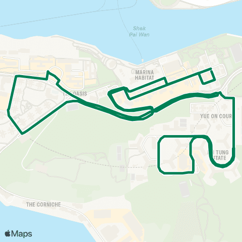 Green Minibus Hki - 37 map