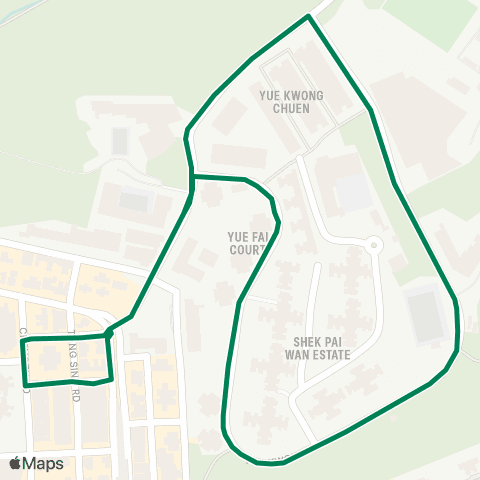 Green Minibus Hki - 4s map
