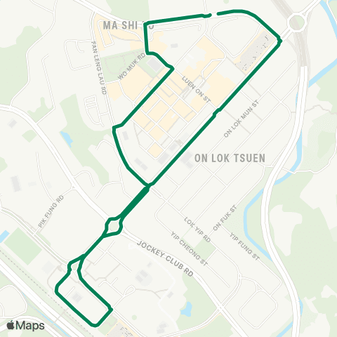 Green Minibus Nt - 507 map