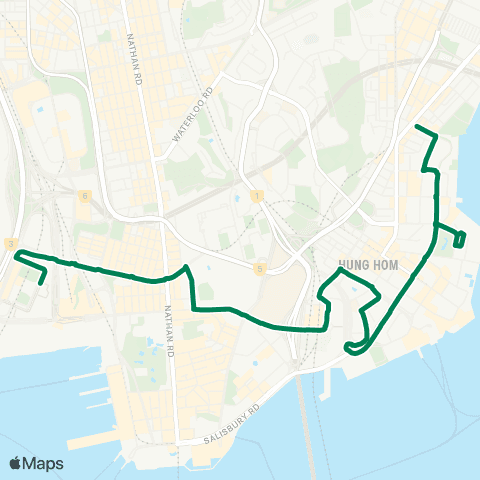 Green Minibus Kln - 26 map