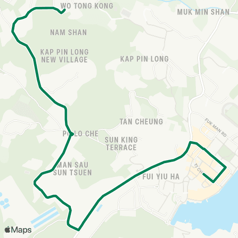 Green Minibus Nt - 3a map