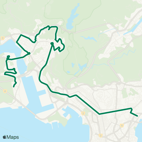 Kowloon Motor Bus Kai Tak Sports Park - Ching Fu Court map