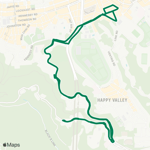 Green Minibus Hki - 26 map