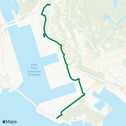 Green Minibus Nt - 87a map