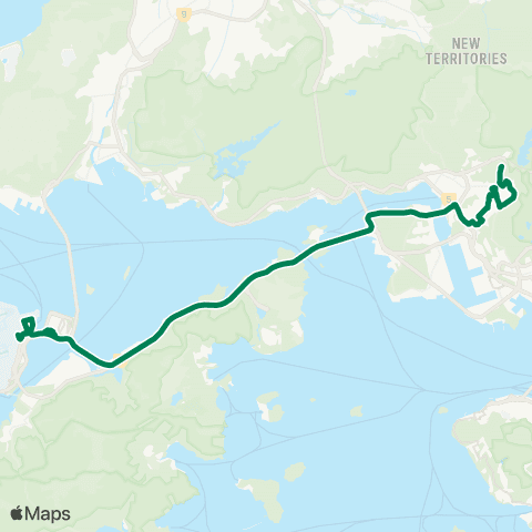 Kowloon Motor Bus Lei Muk Shue - Airport (Ground TC) map