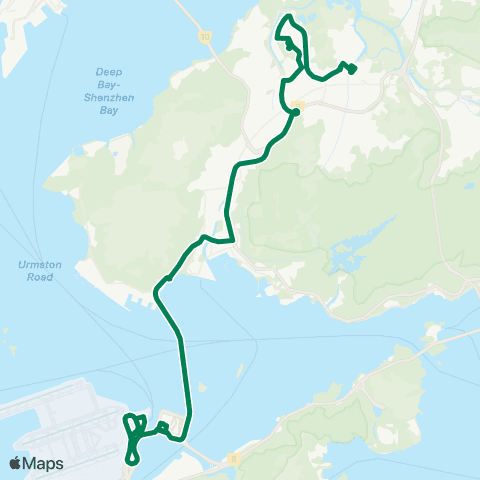 Kowloon Motor Bus Long Ping Sta - Airport (Ground TC) map