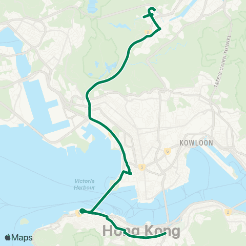 Kowloon Motor Bus Mei Tin Estate (Mei Chi House) - Wan Chai map