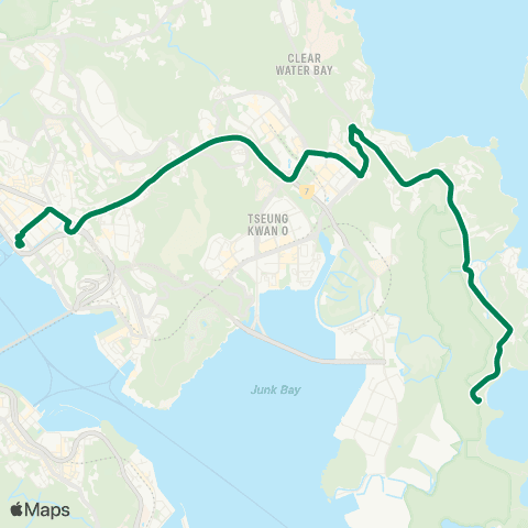 Green Minibus Nt - 103 map