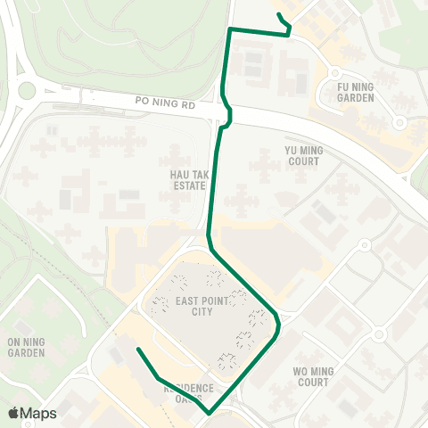 Green Minibus Nt - 11a map