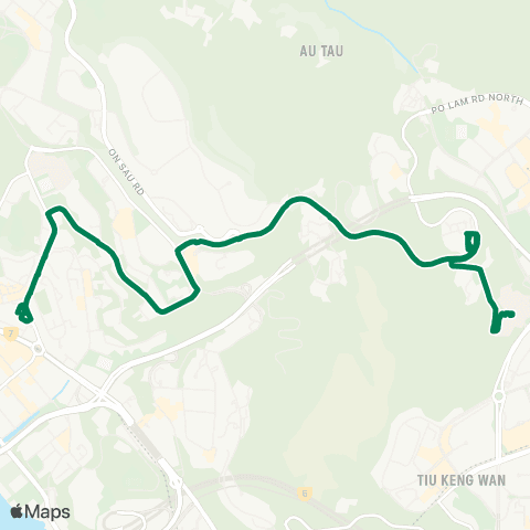 Green Minibus Nt - 13 map