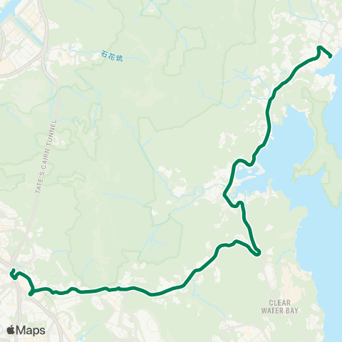 Green Minibus Nt - 1a map