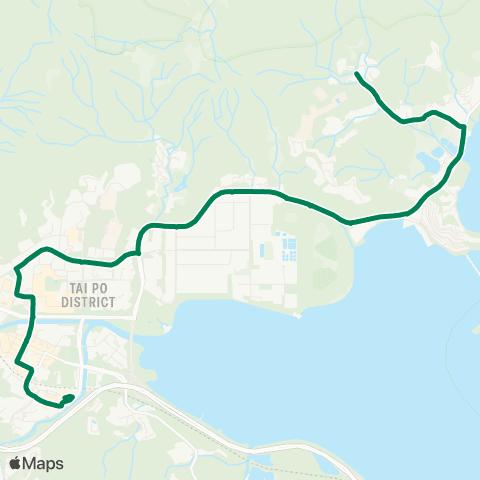 Green Minibus Nt - 20b map