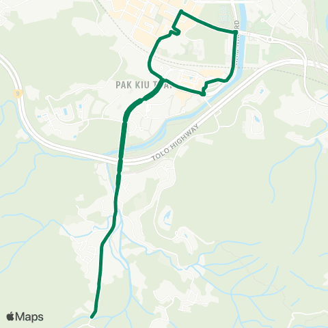 Green Minibus Nt - 23k map