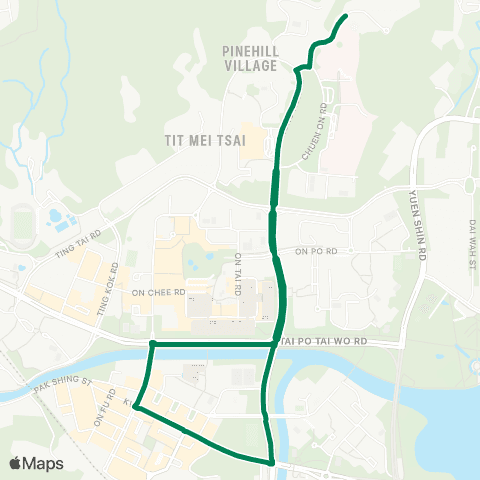 Green Minibus Nt - 24 map