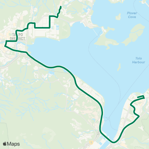 Green Minibus Nt - 26 map