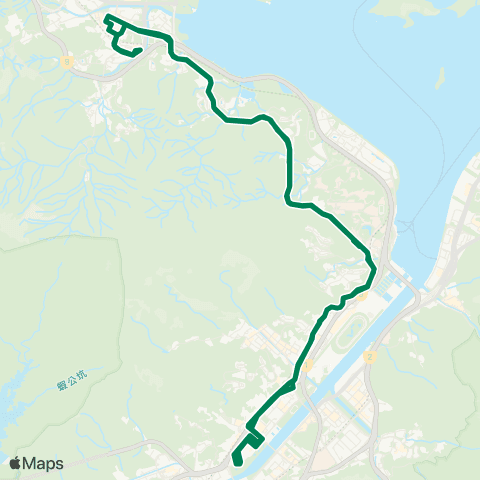 Green Minibus Nt - 28k map