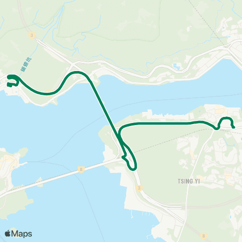 Green Minibus Nt - 308a map