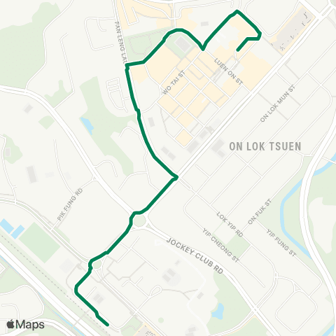 Green Minibus Nt - 52a map