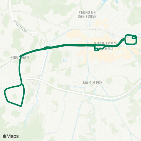 Green Minibus Nt - 31 map