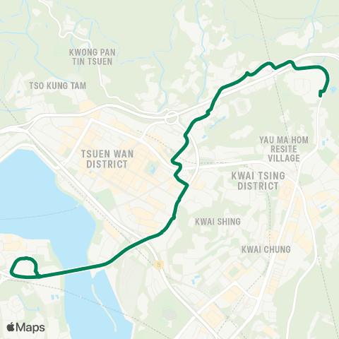 Green Minibus Nt - 312 map