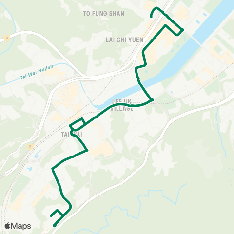 Green Minibus Nt - 68k map