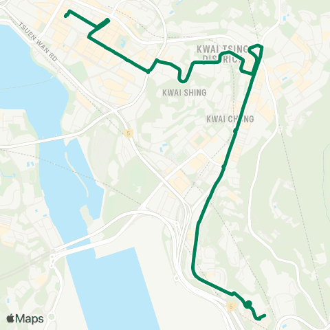 Green Minibus Nt - 313 map