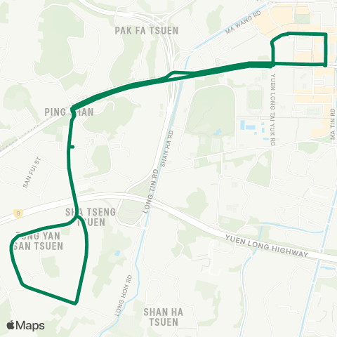 Green Minibus Nt - 31a map