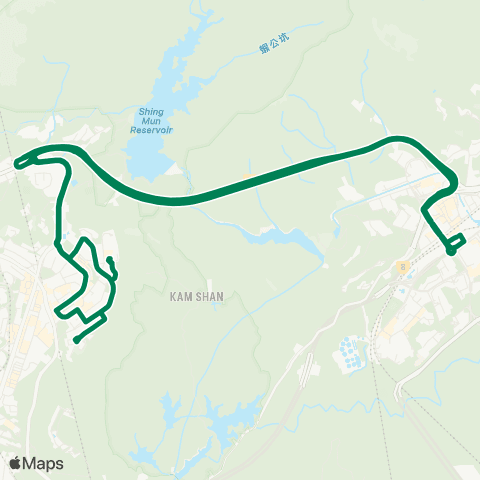 Green Minibus Nt - 403x map
