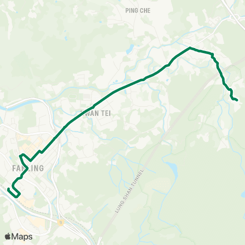 Green Minibus Nt - 56b map