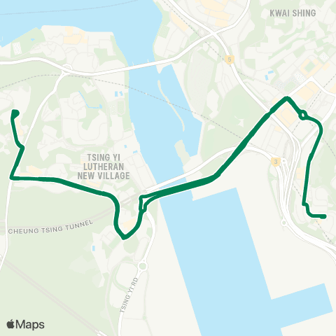 Green Minibus Nt - 405 map
