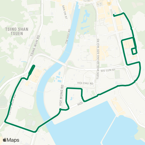 Green Minibus Nt - 41 map