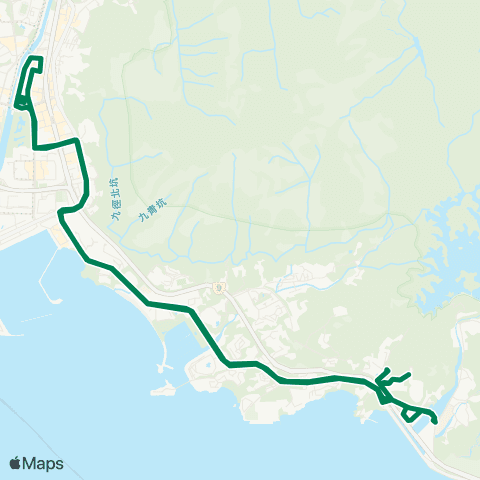 Green Minibus Nt - 43b map
