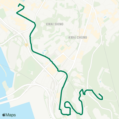 Green Minibus Nt - 93 map