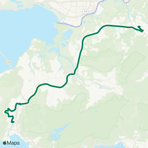 Green Minibus Nt - 44a map