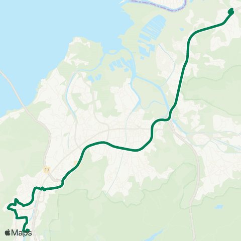 Green Minibus Nt - 44b map
