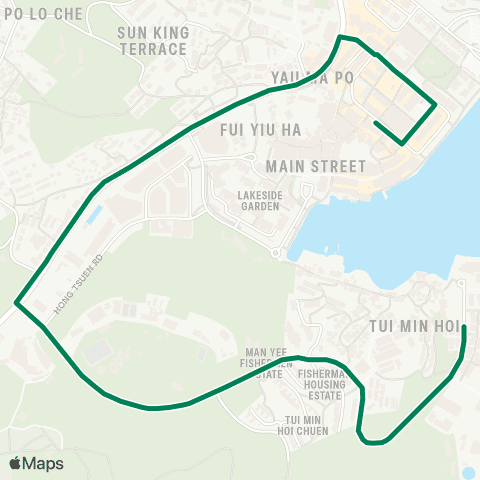 Green Minibus Nt - 4a map