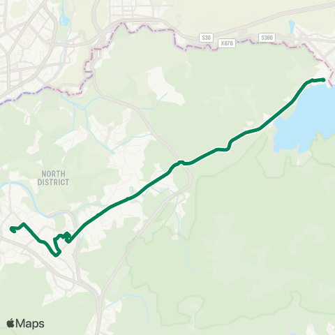 Green Minibus Nt - 55k map