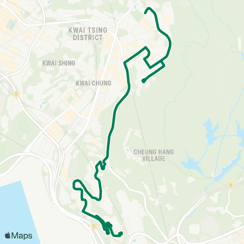 Green Minibus Nt - 410 map