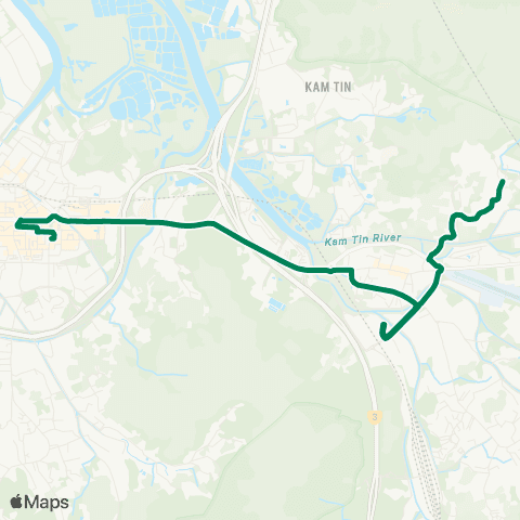 Green Minibus Nt - 602 map