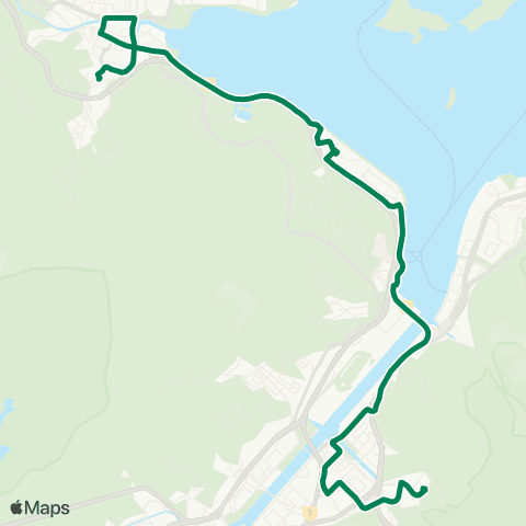 Green Minibus Nt - 806a map