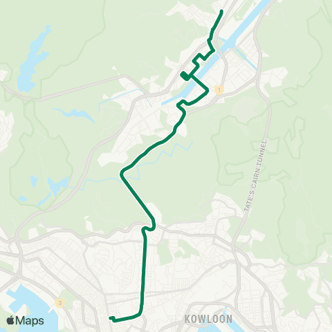 Green Minibus Nt - 61s map