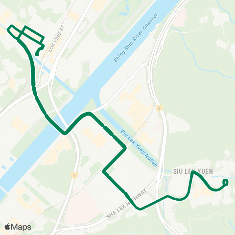 Green Minibus Nt - 65k map