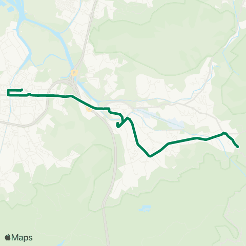 Green Minibus Nt - 72 map