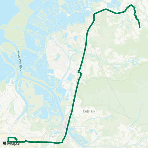 Green Minibus Nt - 76 map