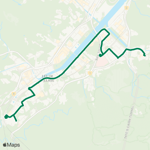 Green Minibus Nt - 804 map