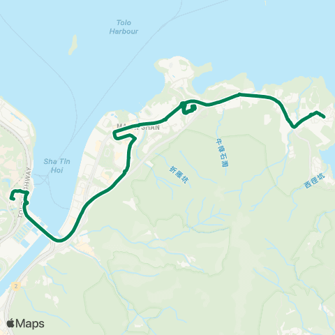 Green Minibus Nt - 807k map