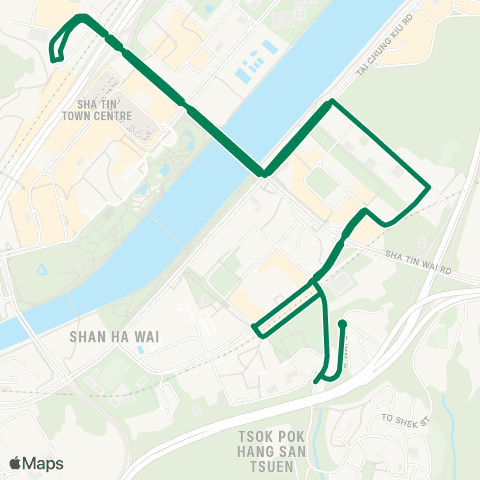 Green Minibus Nt - 809k map