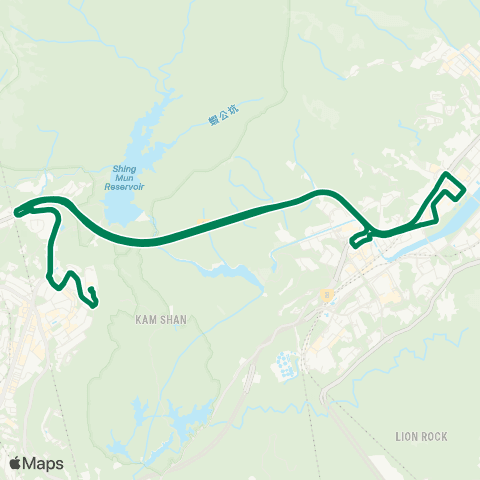 Green Minibus Nt - 403a map