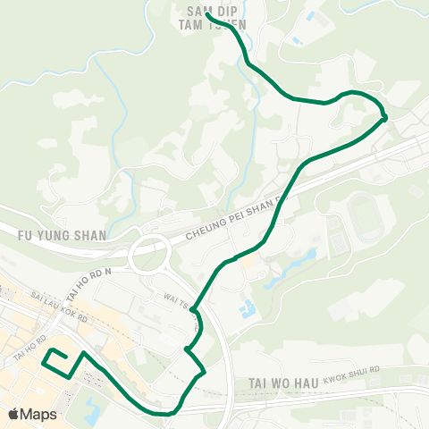 Green Minibus Nt - 81 map
