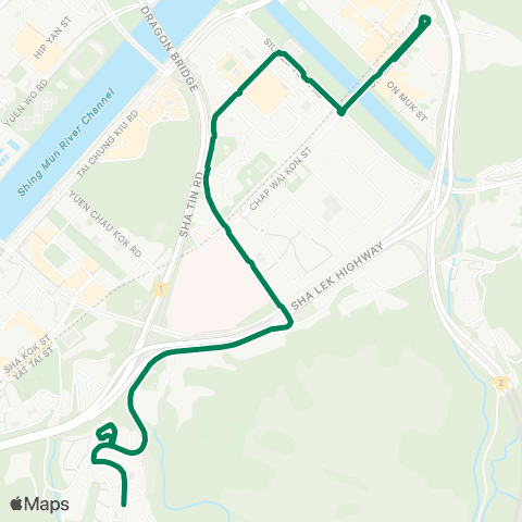 Green Minibus Nt - 813 map